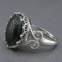 انگشتر حدید هفت جلاله شیک زنانه انگشتر حدید هفت جلاله شیک زنانه