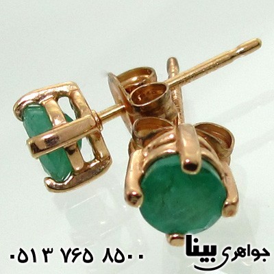 گوشواره زمرد کلمبیایی درجه یک