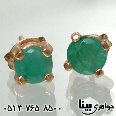 گوشواره زمرد کلمبیایی درجه یک