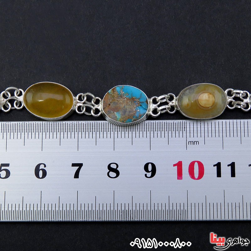 دستبند چند جواهر شیک و خاص _کد:24781