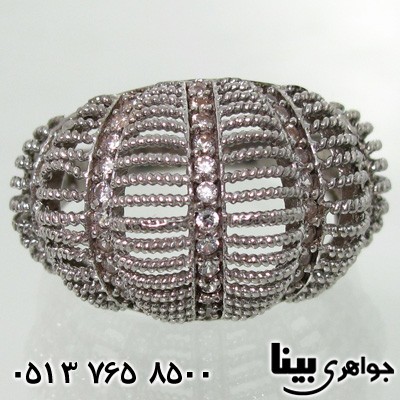انگشتر نقره زنانه رادیوم با نگین
