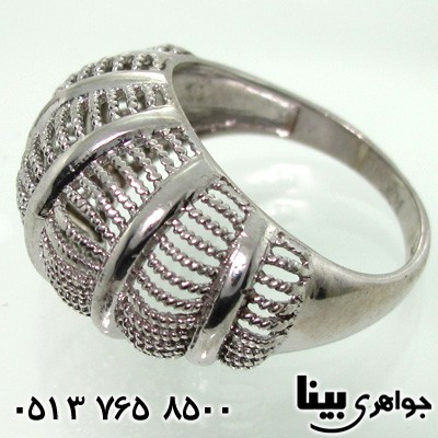 انگشتر نقره زنانه آب رادیوم