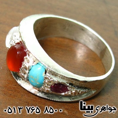 انگشتر چند جواهر مردانه رینگی