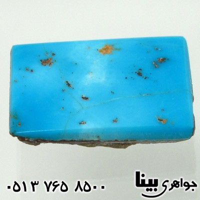 نگین انگشتر فیروزه نیشابوری چهارگوش
