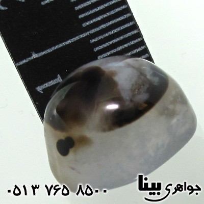 نگین انگشتر عقیق شجری چشمی