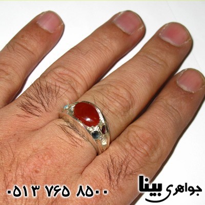 انگشتر چند جواهر مردانه هفت نگین 01