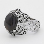 جزع خاص و الماس مردانه فاخر _کد:25465