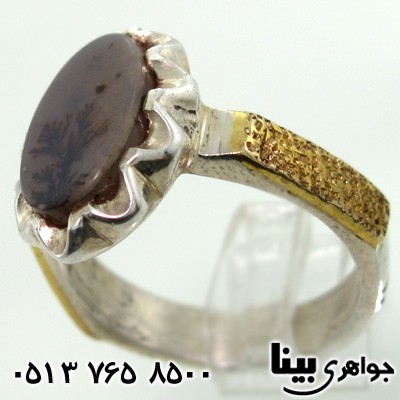 انگشتر عقیق شجری تیموری 01