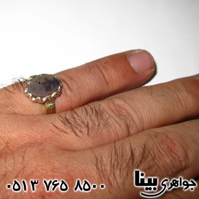 انگشتر عقیق شجری تیموری 01