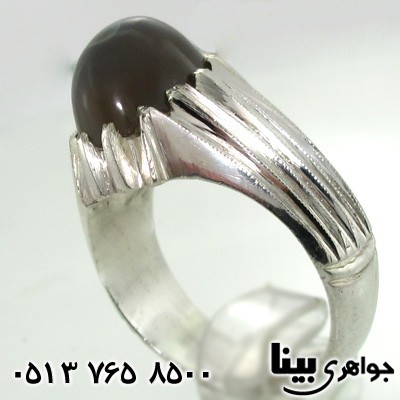 انگشتر عقیق باباقوری دست ساز مردانه