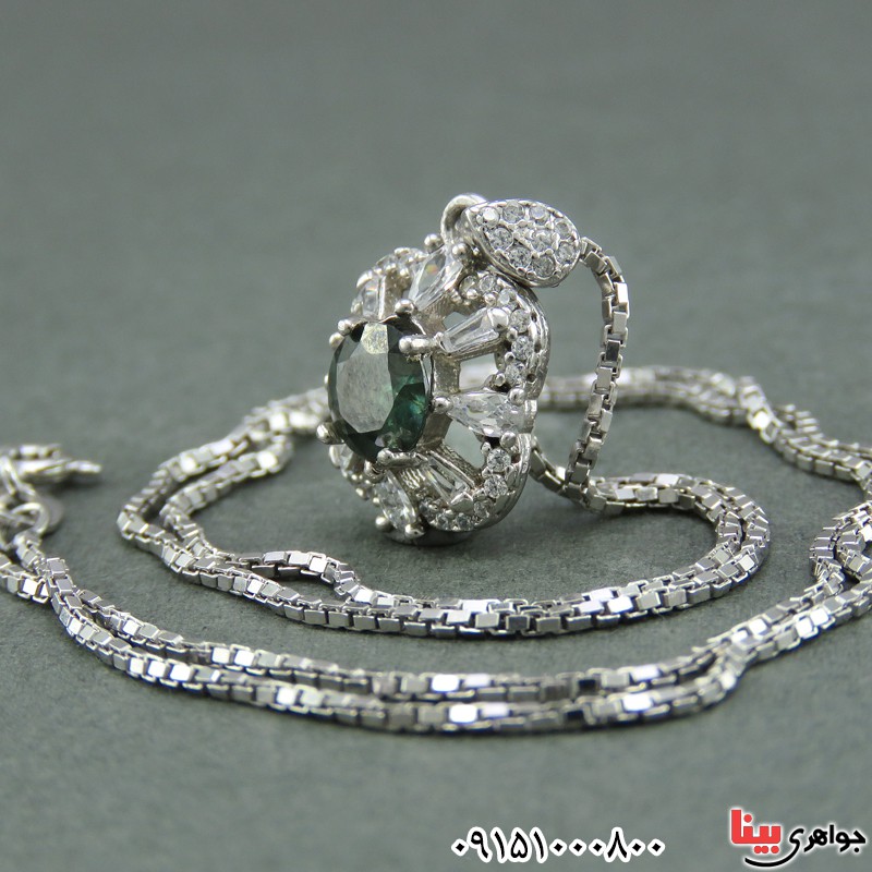 سرویس الماس روسی ( موزانایت ) فاخر و خوشرنگ _کد:25747