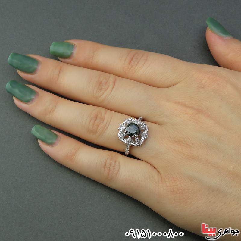 سرویس الماس روسی ( موزانایت ) فاخر و خوشرنگ _کد:25747