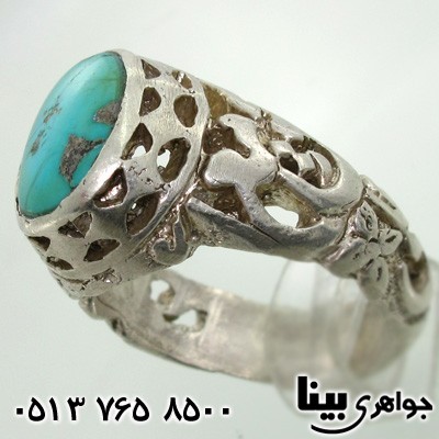 انگشتر فیروزه نیشابوری مردانه