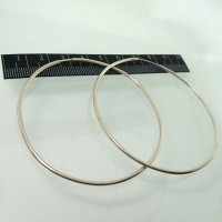 گوشواره نقره حلقه بزرگ