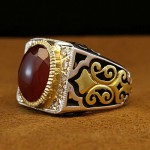 سرخ خوشرنگ و فاخر با تراش الماسی _کد:25918