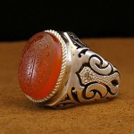 سرخ فاخر با حکاکی و من یتق الله _کد:25924 سرخ فاخر با حکاکی و من یتق الله _کد:25924