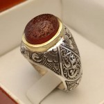 خوشرنگ خاص خطی با حکاکی ومن یتق الله _کد:25963 خوشرنگ خاص خطی با حکاکی ومن یتق الله _کد:25963