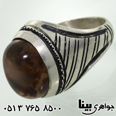 انگشتر عقیق شجری صحابی مردانه