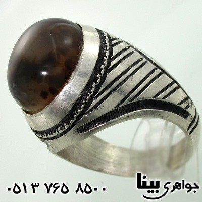 انگشتر عقیق شجری صحابی مردانه