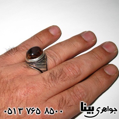انگشتر عقیق شجری صحابی مردانه