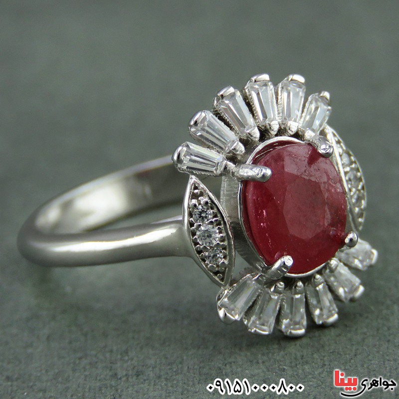 انگشتر یاقوت سرخ زنانه خاص و زیبا _کد:25971