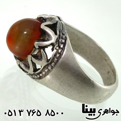 انگشتر عقیق سلیمانی مردانه