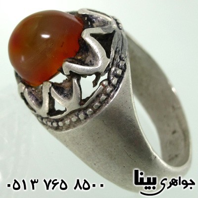 انگشتر عقیق سلیمانی مردانه
