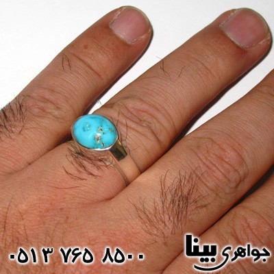 انگشتر فیروزه نیشابوری مردانه 06