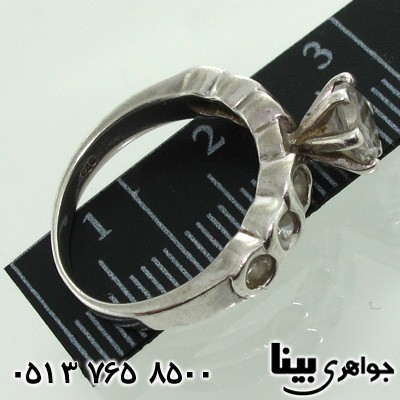 انگشتر نقره طرح حلقه زنانه