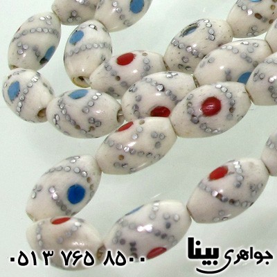 تسبیح استخوان نقره کوب