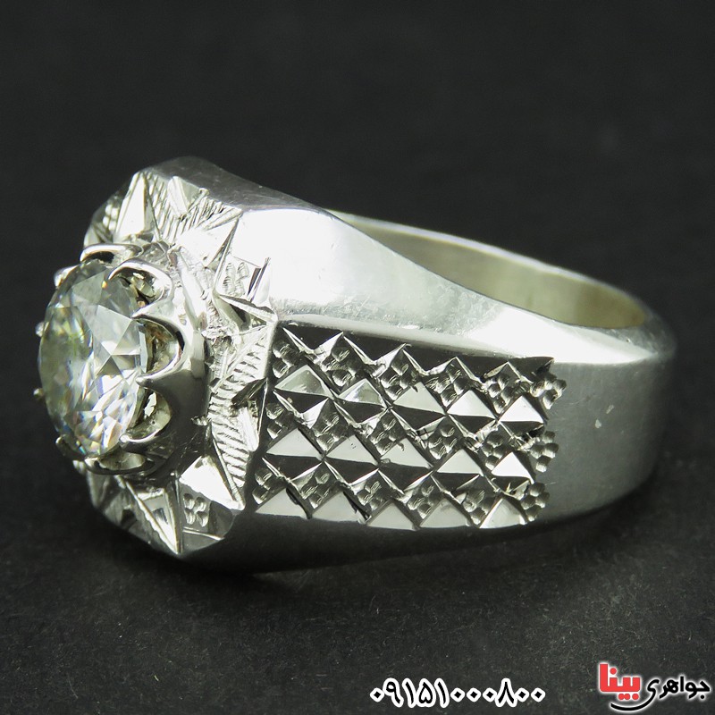 انگشتر الماس روسی ( موزانایت ) فاخر و خاص _کد:26592