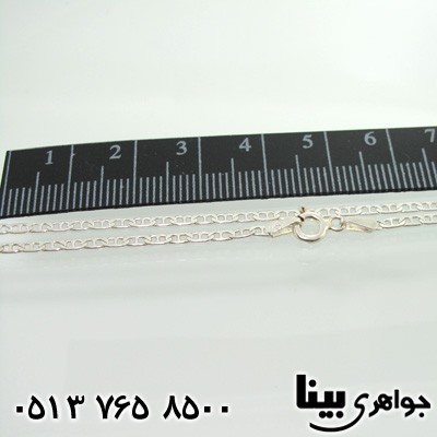 زنجیر نقره طرح تی