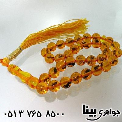 تسبیح کهربا پودری حشره ای