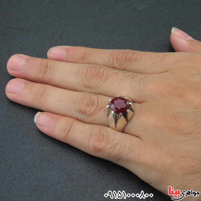 انگشتر یاقوت سرخ آفریقایی خاص و دست ساز _کد:27079