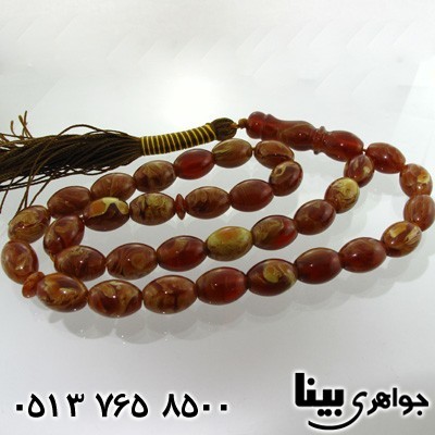 تسبیح کهربا درشت دانه هلی