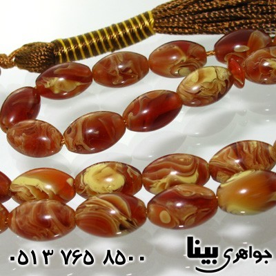 تسبیح کهربا دانه هلی درشت 01