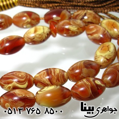 تسبیح کهربا دانه هلی درشت 01