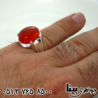 انگشتر عقیق یمنی سفارشی بینا