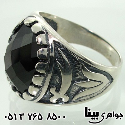 انگشتر نقره مردانه طرح ذوالفقار