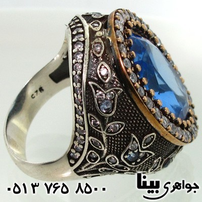 انگشتر نقره زنانه درشت 02
