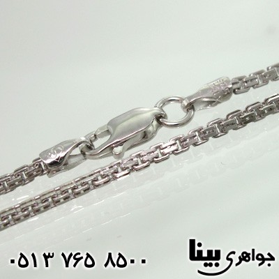 زنجیر نقره زنانه ایتالیایی مجلسی