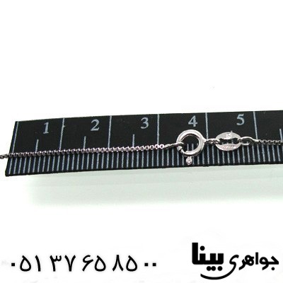 زنجیر نقره زنانه ونیزی ایتالیایی 45 سانتی