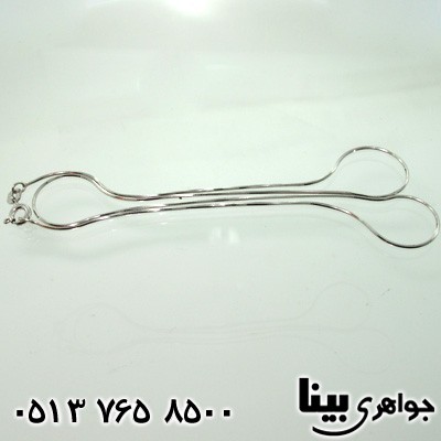 زنجیر نقره زنانه طرح لطیفه