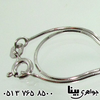 زنجیر نقره زنانه طرح لطیفه