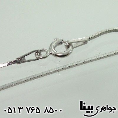 زنجیر نقره زنانه طرح لطیفه 01