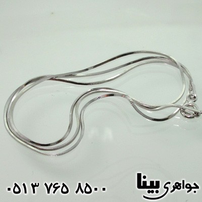زنجیر نقره زنانه طرح لطیفه 01