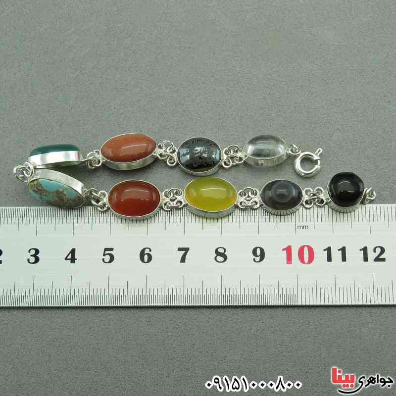 دستبند چند جواهر خاص مناسب سنگ درمانی _کد:27636