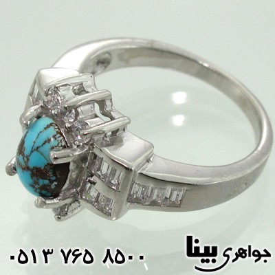 انگشتر فیروزه نیشابوری زنانه یاسمین