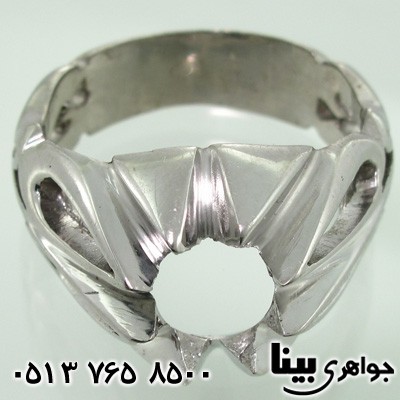 انگشتر نقره مردانه با طرح اسلیمی