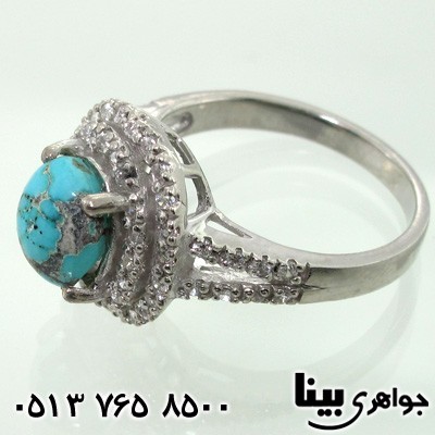 انگشتر فیروزه نیشابوری زنانه خاتون